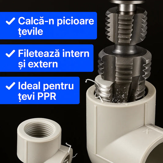 Kit Filetare Țevi Universal