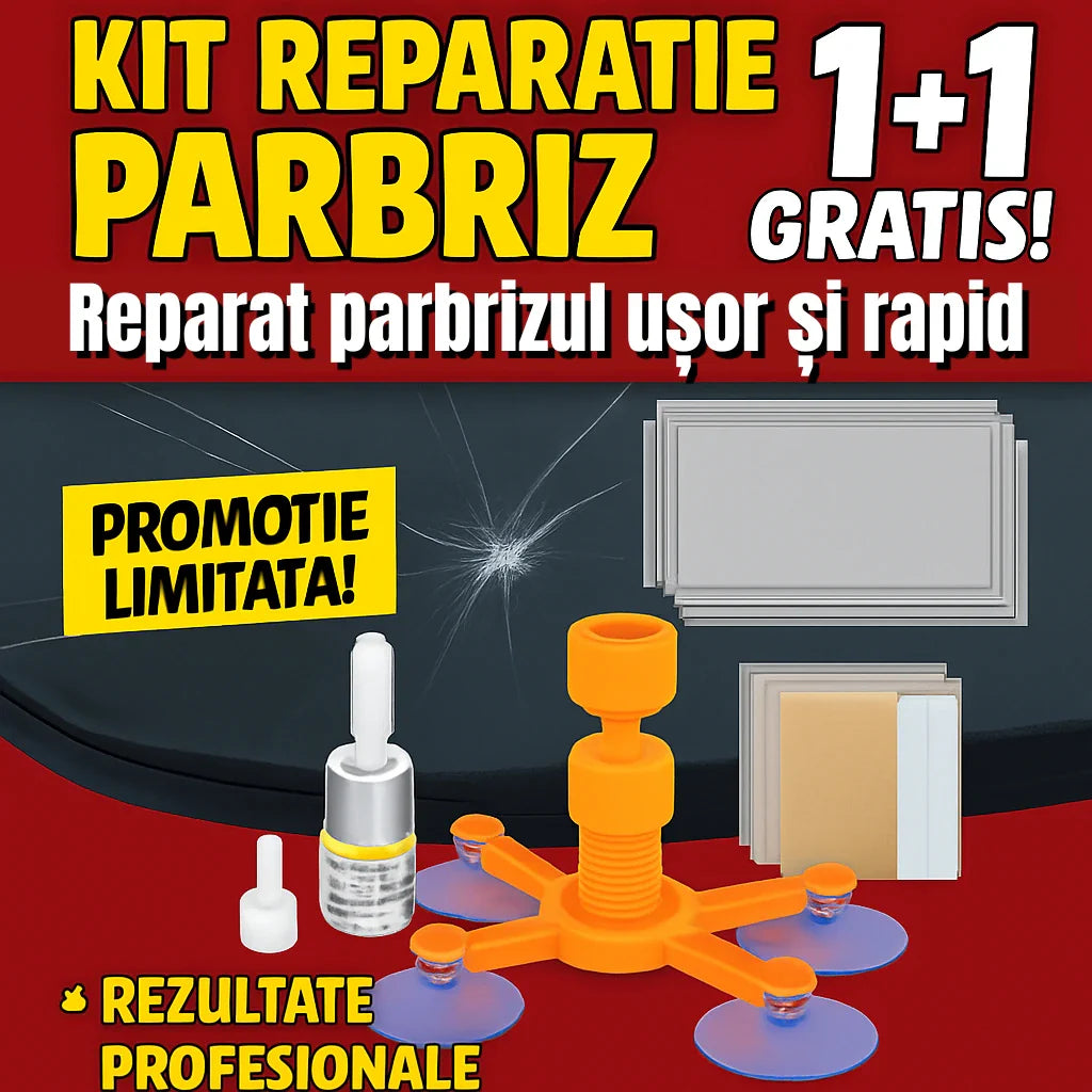 Kit Reparație Parbriz 1+1 GRATIS